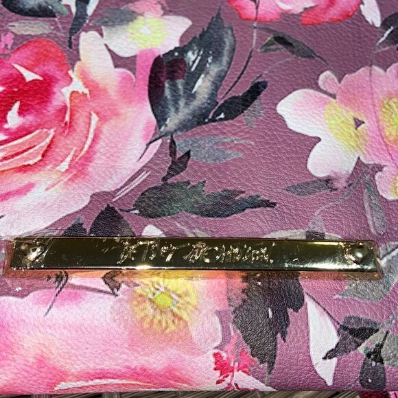 Betsey Johnson XODANI Crossbody Bag Wallet Floral Bow NWT pink flowers - Picture 14 of 15